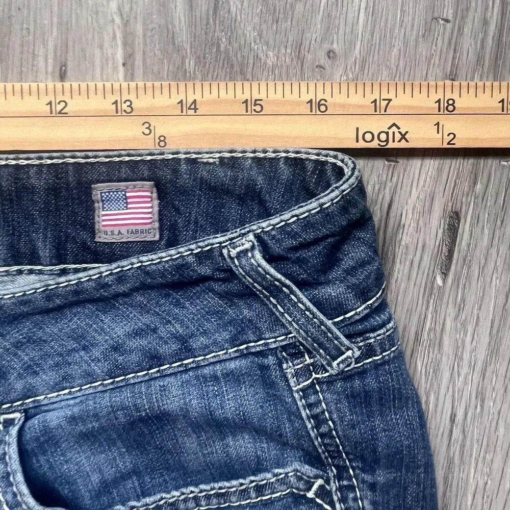 Ariat FR Mid Rise Boot Cut Jeans Women 30S USA Flame Resistant Work Western CAT2